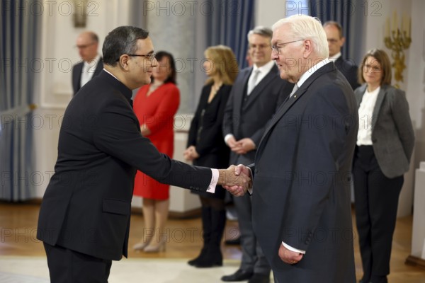 Ajit Vinayak Gupte India is received by Frank-Walter Steinmeier (President of the Federal Republic