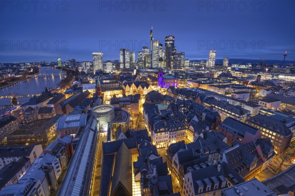 St Paul's Church in Frankfurt am Main will be illuminated in blue in the middle of the Christmas