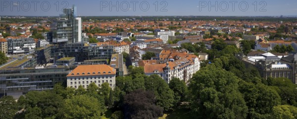 View of the administrative building of the Norddeutsche Landesbank, Hanover, Lower Saxony, Germany,