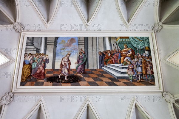 Ceiling painting, former Corvey Abbey and Castle, The Carolingian Westwork and the Civitas Corvey,