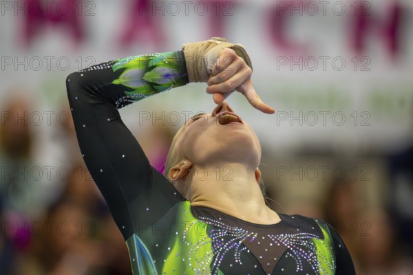 German Gymnastics League (Bundesliga) for woman, 1st competition day 2025 in Mannheim***Lea Quaas