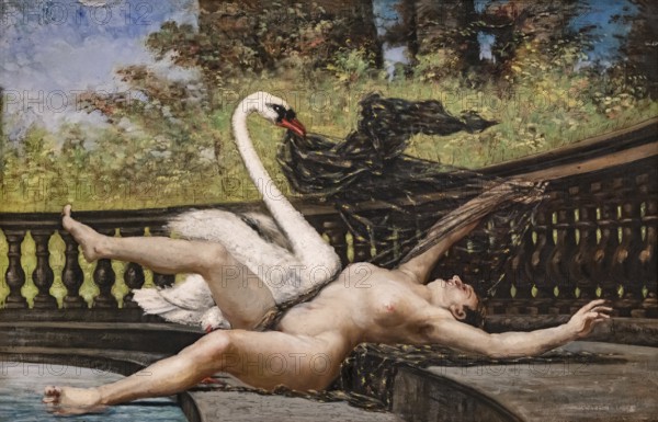 Leda and the Swan is a story and a theme in art from Greek mythology in which the god Zeus, in the