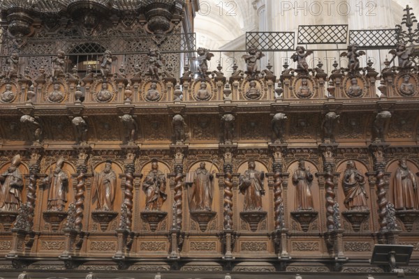 Choir stalls in the Cathedral of the Holy Cross over the Sea, Catedral de Santa Cruz sobre las