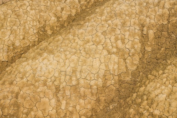 Dry cracked earth texture creates a dramatic pattern, highlighting the impact of severe drought and