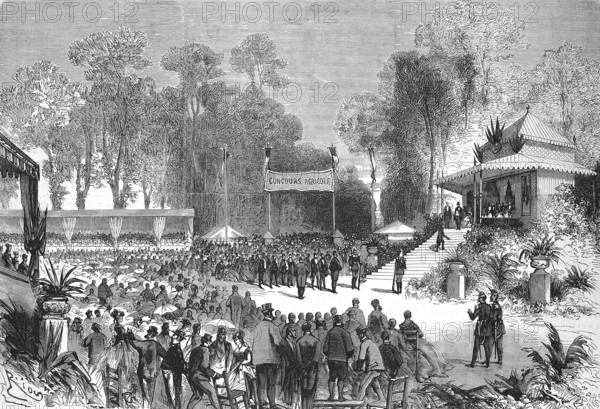 Journey of Their Majesties the Emperor Napoleon III and the Empress to Rouen, 1868, France,