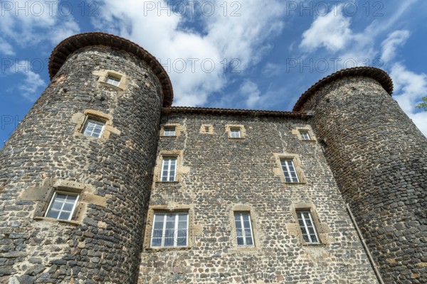 The castle in Le Monastier sur Gazeille, Haute-Loire, on the chemin de Stevenson,