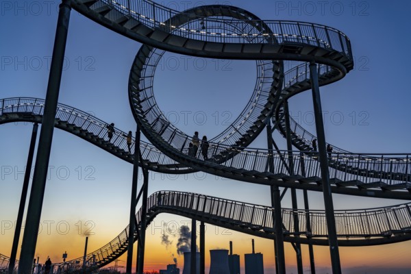Landmark Angerpark Tiger & Turtle, Magic Mountain, walk-in sculpture in the form of a rollercoaster