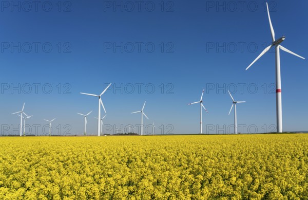 Wind power plants, wind farm, near Lövenich, belongs to the town of Erkelenz, district of