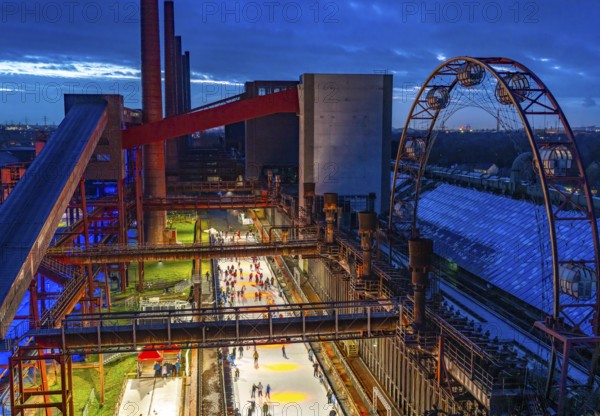 The ice rink at the Zollverein coking plant, Zollverein Coal Mine Industrial Complex World Heritage