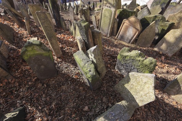 The Old Jewish Cemetery in the Josefov district is one of the most historically significant Jewish
