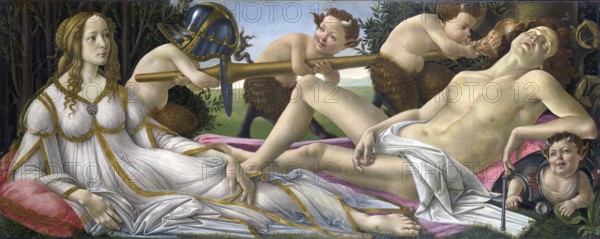 Venus und Mars, Venus and Mars, Painting by Sandro Botticelli (1 March 1445, 1510), one of the most