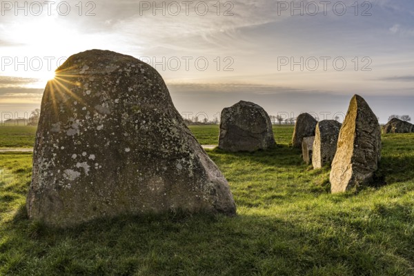 The Nobbin megalithic tomb, Putgarten, Ruegen Island, Mecklenburg-Western Pomerania, Germany,