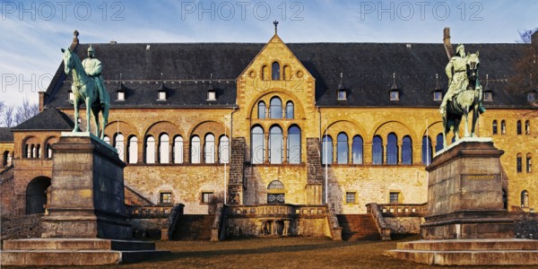 Goslar Imperial Palace, 11th century imperial house, UNESCO World Heritage Site, Harz Mountains,