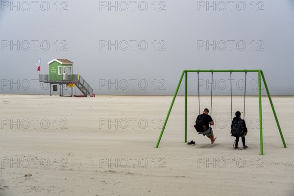 North Sea island of Langeoog, early summer, shortly after the first easing of the lockdown in the