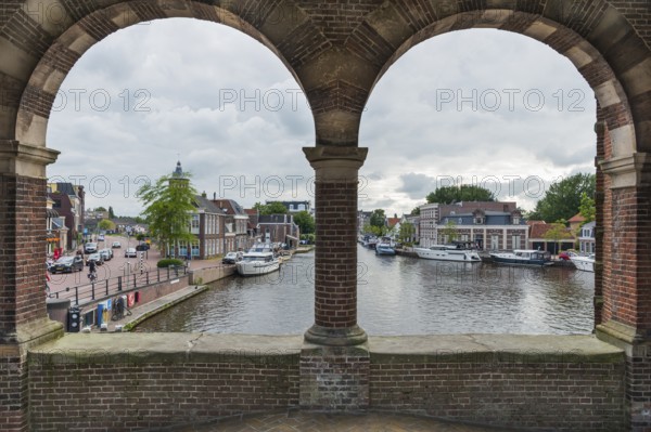 Waterpoort, architecture, canal, boats, Tor, water gate, historic, history, city trip, centre,