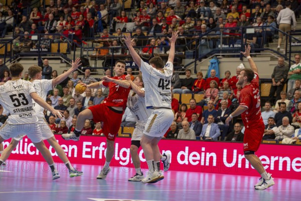 09.04.04.2024, 2nd HBL, German Handball League, Matchday 28) : Eulen Ludwigshafen against TSV