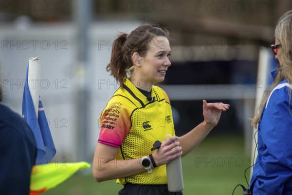 Rugby: Germany against MKS Pogon Awenta Siedlce, Poland in Heidelberg. Picture: Referee Maria Latos