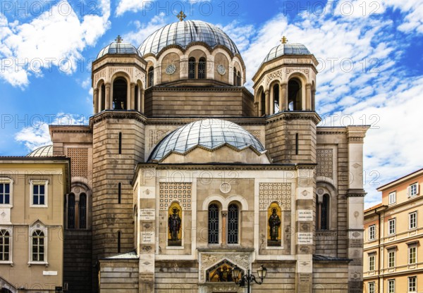 Serbian Orthodox Church of San Spiridione on the Grand Canal in the heart of Borgo Teresiano,