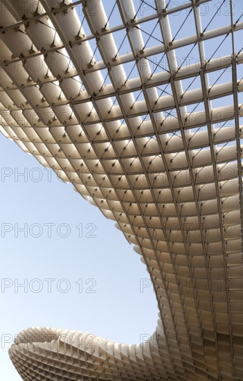 Metropol Parasol wooden structure in Plaza La Encarnación, Seville, Spain, architect Jürgen