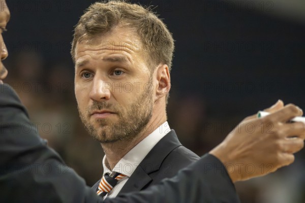 Heidelberg, 04.05.2024: Anton Gavel, coach of Ratiopharm Ulm, at his team's away game at Academics