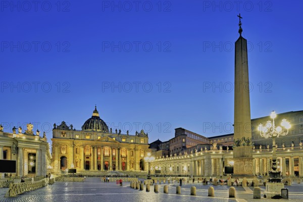 St Peter's Cathedral, St Peter's Basilica, obelisk, Vatican palaces, St Peter's Square, Vatican,