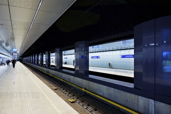 Interior view of the central station of the capital, Amsterdam Centraal, Amsterdam, Province of