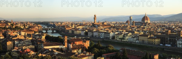 View of Florence from Piazzale Michelangelo, Florence, Tuscany, Italy, Europe