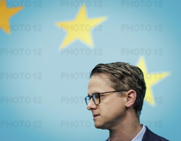 Press conference with Dr Carsten Linnemann, Secretary General of the CDU. Berlin, 19.04.2024