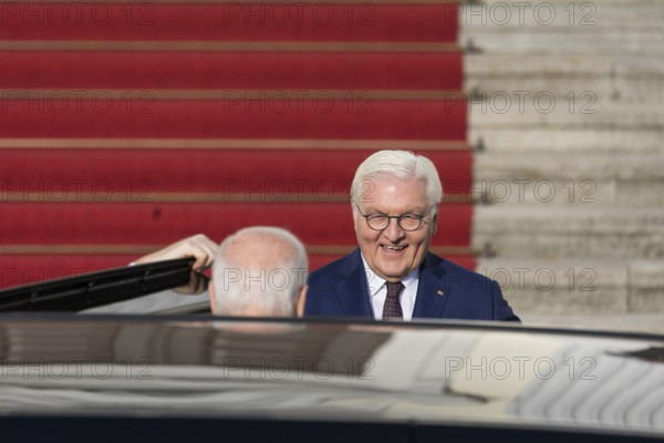 Joe Biden (46th President of the United States) is received by Frank-Walter Steinmeier (President
