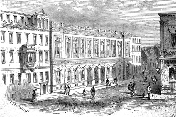 The chemical laboratory of the University of Berlin, Germany, in 1880, Historical, digital