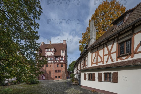 Hallerschloss, already mentioned around 1200, Kirchenberg 11, Nuremberg-Mögeldorf, Middle