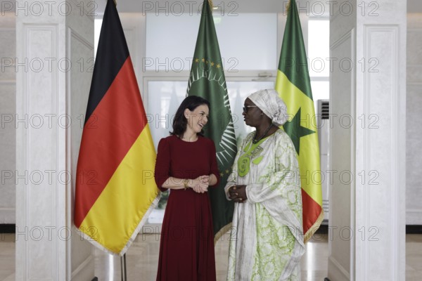 Annalena Bärbock (Alliance 90/The Greens), Federal Foreign Minister, recorded during a meeting with