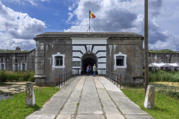 Fort van Liezele, best conserved fortress of the fortified area of Antwerp, now WW1 museum near