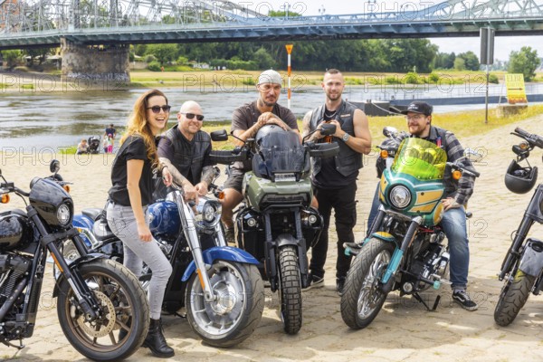 The tough guys are coming to town - view of Harley Days® Dresden 2024 chief organiser Daniela Hesse