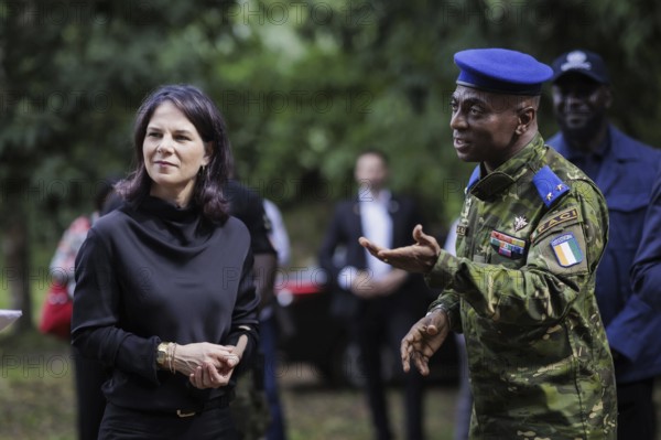 Annalena Bärbock (Alliance 90/The Greens), Federal Foreign Minister, during a visit to the