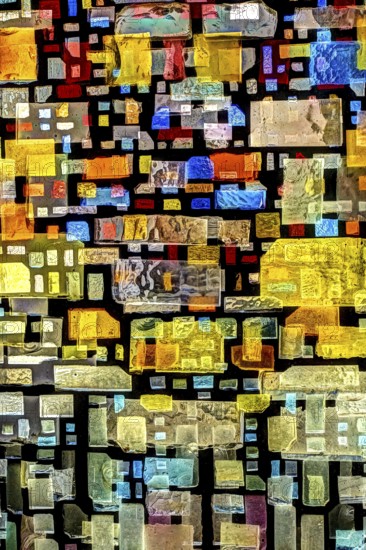 Creative shot, abstract, glass blocks, creative, colourful, colourful, all over, background,