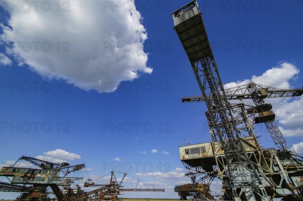 Ferropolis is an industrial museum and event venue in Gräfenhainichen, east of Dessau-Roßlau, on a
