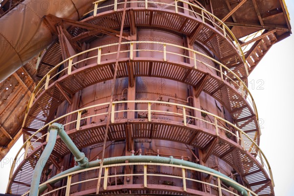 Birmingham, Alabama - The No. 1 blast furnace at Sloss Furnaces National Historic Landmark. The