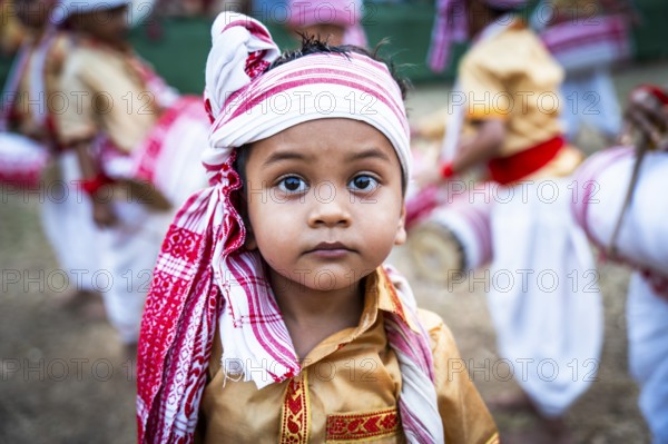 Paricipants in a Bihu dance workshop ahead of Rongali Bihu Festival, in Guwahati, India on 8 April