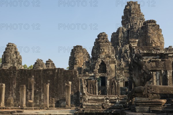 Bayon Temple, Angkor Wat, Angkor, UNESCO World Heritage Site, Siem Reap, Cambodia, Indochina,