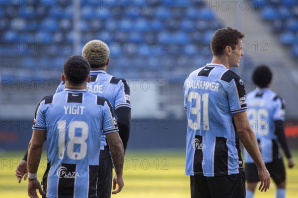 Football 3rd division, 2024/25 season, matchday 22: Waldhof Mannheim vs SC Verl. Picture: The SV