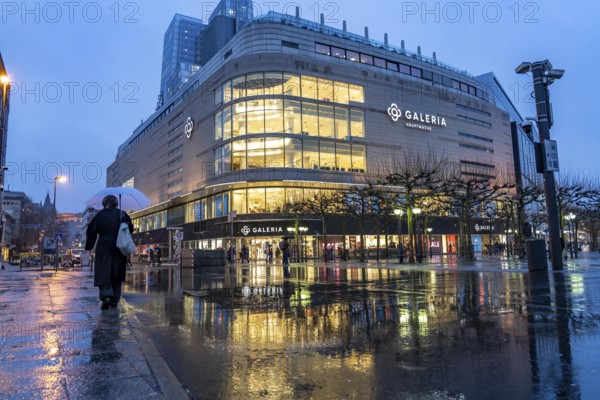 Galeria department stores' at the Hauptwache, on Große Eschenheimer Straße and pedestrian zone