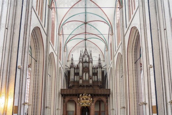 Organ by Friedrich Ladegast in Schwerin Cathedral St. Marien and St. Johannis, State Capital