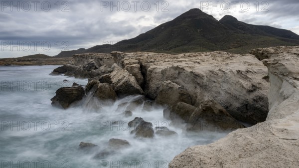 Playa Los Escullos, Cabo de Gata, Los Escullos, Playa del Arco, El Arco beach, Cabo de Gata-Nijar