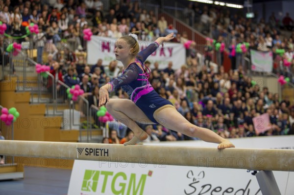 German Gymnastics League (Bundesliga) for woman, 1st competition day 2025 in Mannheim***Silja Stöhr