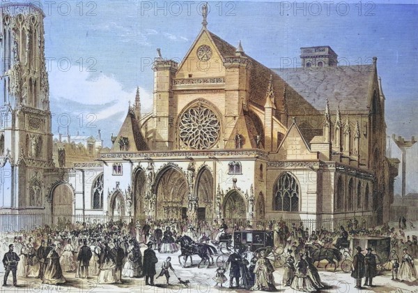 Parish Church of Saint-Germain-l'Auxerrois is an important late Gothic church in Paris, Queen