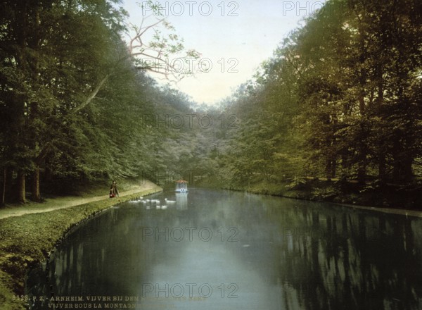 Viyver, Mount Temel in Arnhem, Arnhem, Holland, ca 1895, Historic, digitally restored reproduction