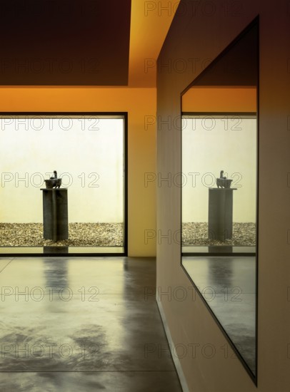 Eurpa Bronze on the top floor, parliamentary history exhibition in the German Cathedral at