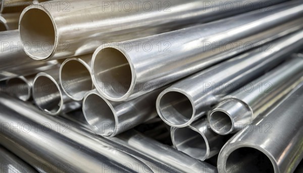 Metal, material, various tubes, made of stainless steel