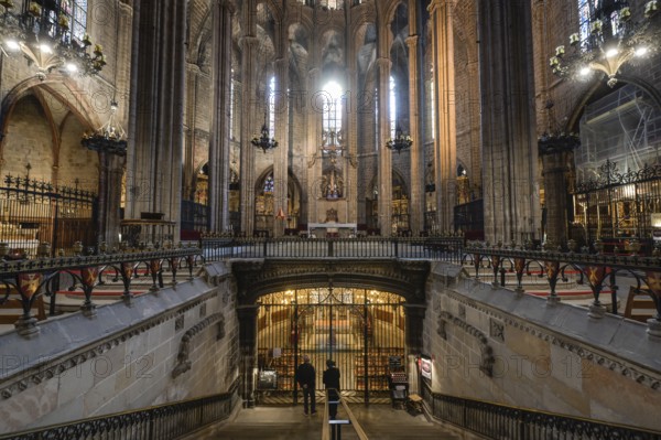Crypt of St Eulalia under the high choir, Cathedral, Catedral de la Santa Creu i Santa Eulalia,